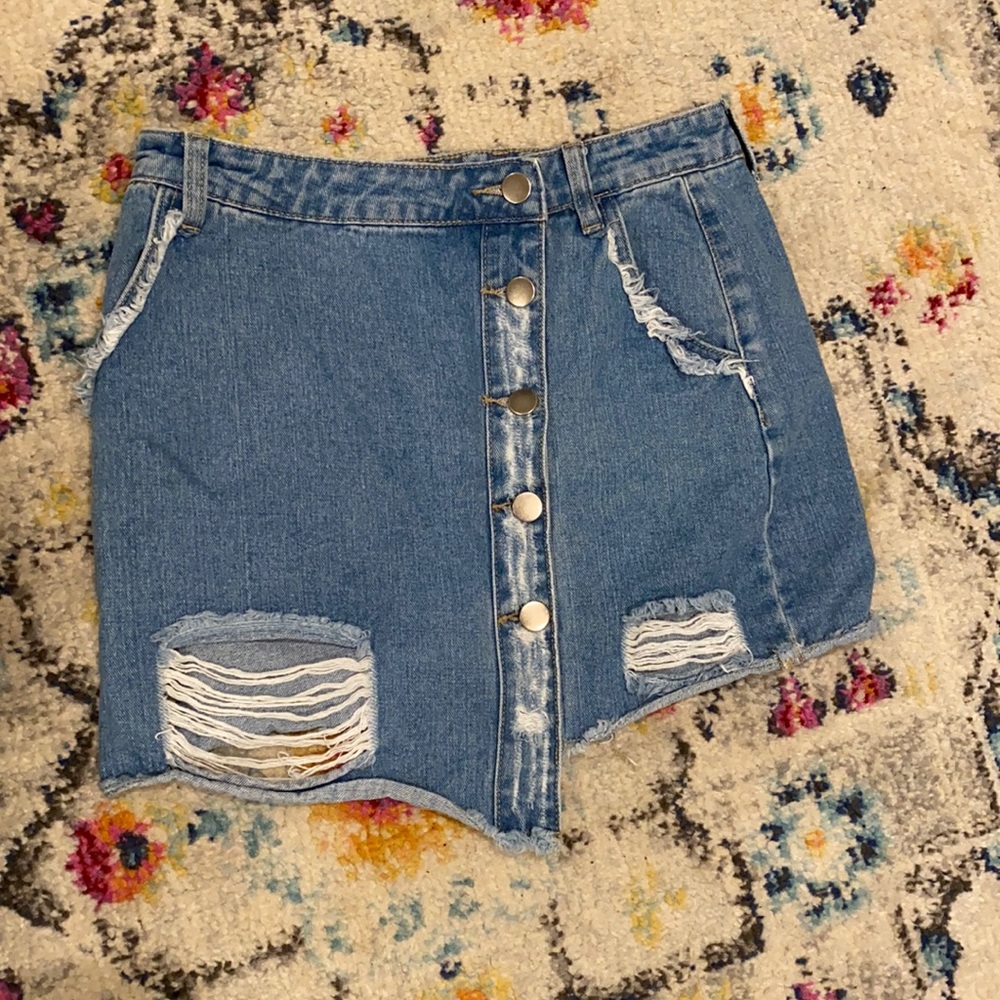 Forever 21 Denim Mini Skirt